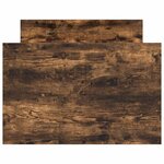 vidaXL Cadre de lit sans matelas chêne fumé 90x200 cm