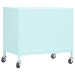 vidaXL Armoire de rangement Menthe 60x35x56 cm Acier