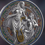 Monnaie ERATO AND POLYHYMNIA The Nine Muses 2 Oz Argent 2000 Francs Cameroon 2026
