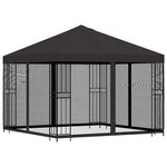 vidaXL Abri de jardin avec parois 3 x 3 m Anthracite