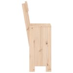 vidaXL Tabourets de bar lot de 2 40x48 5x115 5 cm bois massif de pin