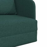 vidaXL Canapé-Lit Vert foncé 65 x 80 x 83 cm tissu