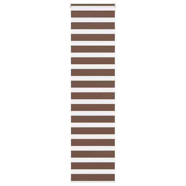 vidaXL Store zèbre marron 60x230 cm largeur du tissu 55 9 cm polyester