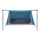 vidaXL Tente de camping 2 personnes bleu imperméable