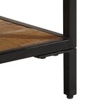 vidaXL Cabinet de chevet avec tiroir Marron 40 x 35 x 50 cm