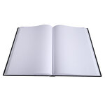 Registre 390x255 Quadrillé 400 Pages Foliotées - Noir Toilé - Le Dauphin