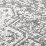 vidaXL Tapis à tissage plat d'extérieur 100x200 cm Gris clair