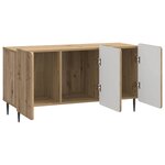 vidaXL Meuble TV 99 x 34 5 x 52 cm Chêne artisanal Bois d'ingénierie