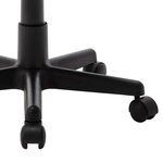 vidaXL Chaise de bureau Noir et bleu 44x52x100 cm Tissu en maille