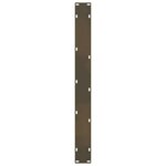 vidaXL Pieds de table à manger en acier naturel 2 pièces 80 x (72-73) cm Acier