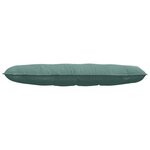 vidaXL Coussin de Dos Vert Mer 140 x 50 cm Tissu en velours côtelé