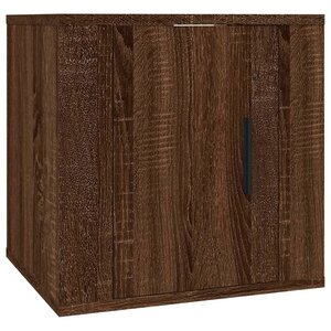vidaXL Meuble TV mural Chêne marron 40x34 5x40 cm