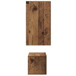 vidaXL Ensemble meuble TV 3 Pièces Bois ancien 60 x 30 x 30 cm