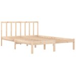 vidaXL Cadre de lit sans matelas bois de pin massif 120x190 cm