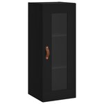 vidaXL Armoire murale noir 34 5x34x90 cm