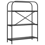 vidaXL Étagère Chêne noir 80 x 30 x 109 cm Bois d'ingénierie