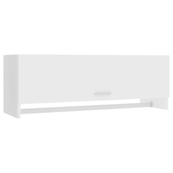 vidaXL Garde-robe blanc 100x32 5x35 cm bois d'ingénierie