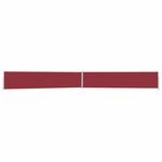 vidaXL Auvent latéral rétractable de patio 170x1200 cm Rouge