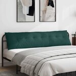 vidaXL Coussin de Dos Vert foncé 200 x 19 x 50 cm tissu