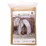 Nature Couverture d'hiver avec fermeture 70 g/m² Beige 3x2 5x2 5 m