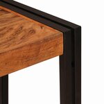 vidaXL Table console Marron 90 x 33 x 75 cm Bois d'acacia massif