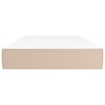 vidaXL Matelas de lit à ressorts ensachés Cappuccino 90x190x20 cm