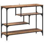 vidaXL Table console Bois ancien 100 x 30 x 75 cm Bois d'ingénierie
