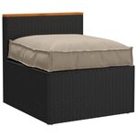 vidaXL Coussin pour assise de palette Taupe 70 x 70 x 12 cm