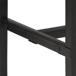 vidaXL Table de bar 110x55x107 cm bois de manguier massif brut