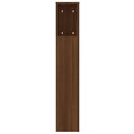 vidaXL Armoire de tête de lit Chêne marron 220x18 5x104 5 cm