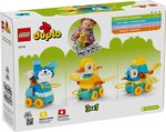 LEGO DUPLO - Ensemble 3-en-1 Animaux sur Roues - 10448 pour Tout-Petits