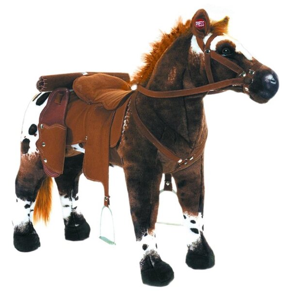 Happy People 58937 - Cheval Cow-Boy debout Avec son - Capacité de charge d'env. 100 kg