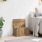 vidaXL Boîtes de rangement chêne artisanal 30x50x28 cm bois ingénierie