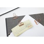 Pinces double-clip x 6 - cuivré