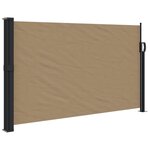 vidaXL Auvent latéral rétractable taupe 120x300 cm