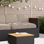 vidaXL Set de coussins de palette 3 Pièces Taupe 120 x 80 x 12 cm