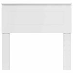 vidaXL Tête de lit Blanc Brillant 100 cm Bois d'ingénierie