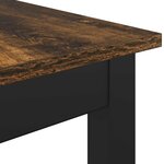 vidaXL Table de salle à manger / Table de repas Bois d'ingénierie
