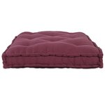 vidaXL Coussin de canapé Marron 120 x 80 x 12 cm tissu