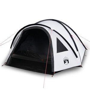 vidaXL Tente de camping à dôme 4 personnes tissu occultant imperméable