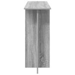 vidaXL Table console Sonoma gris 100 x 30 x 75 cm Bois d'ingénierie