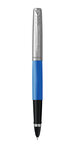 PARKER Jotter Originals stylo roller, bleu, attributs Chromés, Recharge noire pointe fine, sous blister