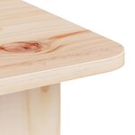 vidaXL Table basse Naturel 80 x 39 5 x 33 5 cm Bois massif en pin