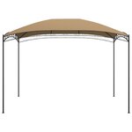 vidaXL Belvédère 3x4x2 65 m Taupe 180 g/m²