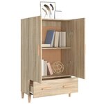 vidaXL Buffet haut Chêne sonoma 70x31x115 cm Bois d'ingénierie