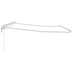 vidaXL Auvent Blanc 5 x 3 m Métal