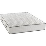 Ensemble matelas équilibré + sommier 160 x 200 x 24 cm - Ressorts - 7 zones