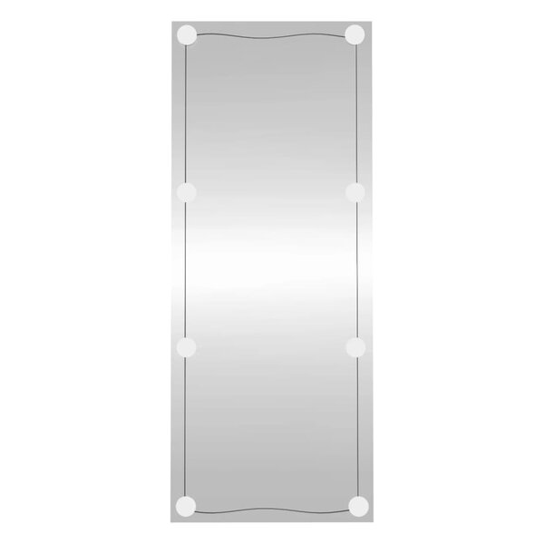 vidaXL Miroir mural avec lumières LED 40x100 cm verre rectangulaire