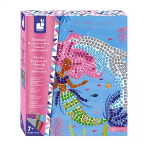 Kit creatif - Mosaiques dauphins et Sirenes