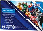 Pièce de monnaie en argent 1 dollar g 15.57 (1/2 oz) millésime 2022 justice league 2022 cyborg